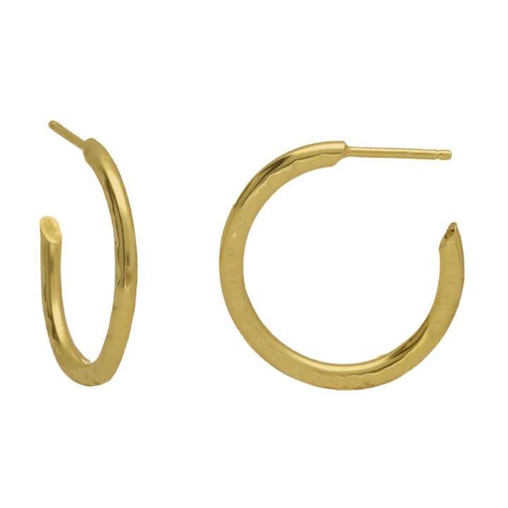 Arlene øreringe 20mm i sølv for engroshandel hos Victoria Cruz