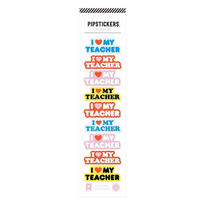I Heart My Teacher for wholesale by Pipsticks