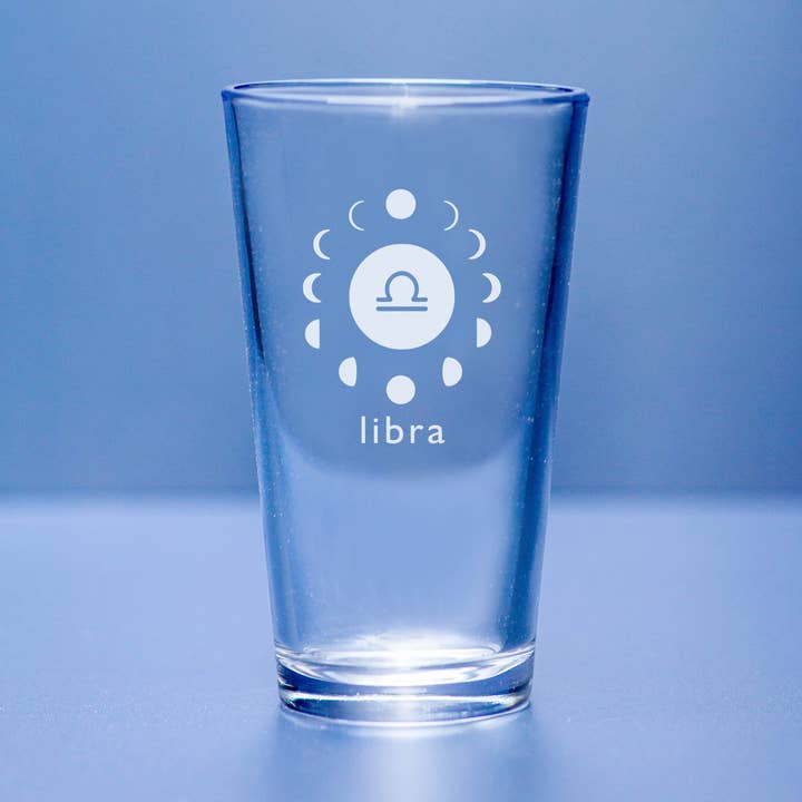 Zodiac Pint Glass Pre-Pack for wholesale by Morning Fog Studios