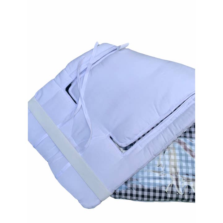 Petite Parisienne – wholesale Spjälsängslakan – Universell vadderad barnvagnsmatta 80x33 cm, justerbar2