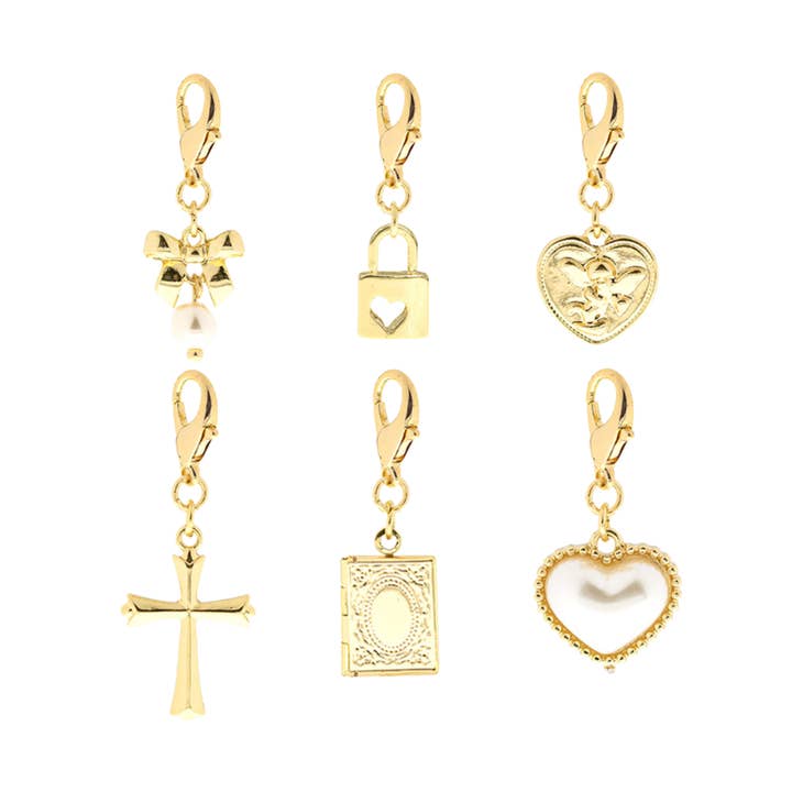 Mini Charms, 18 Assorted for wholesale by Kaleidoscope Accessories