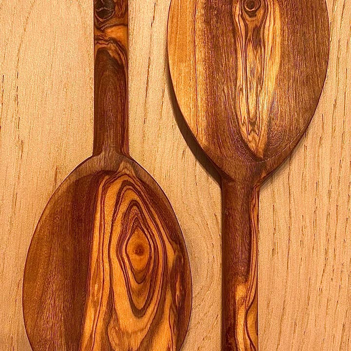 ZINE & LYNE - Wholesale Kitchen Spoon - Long olive wood spoon2