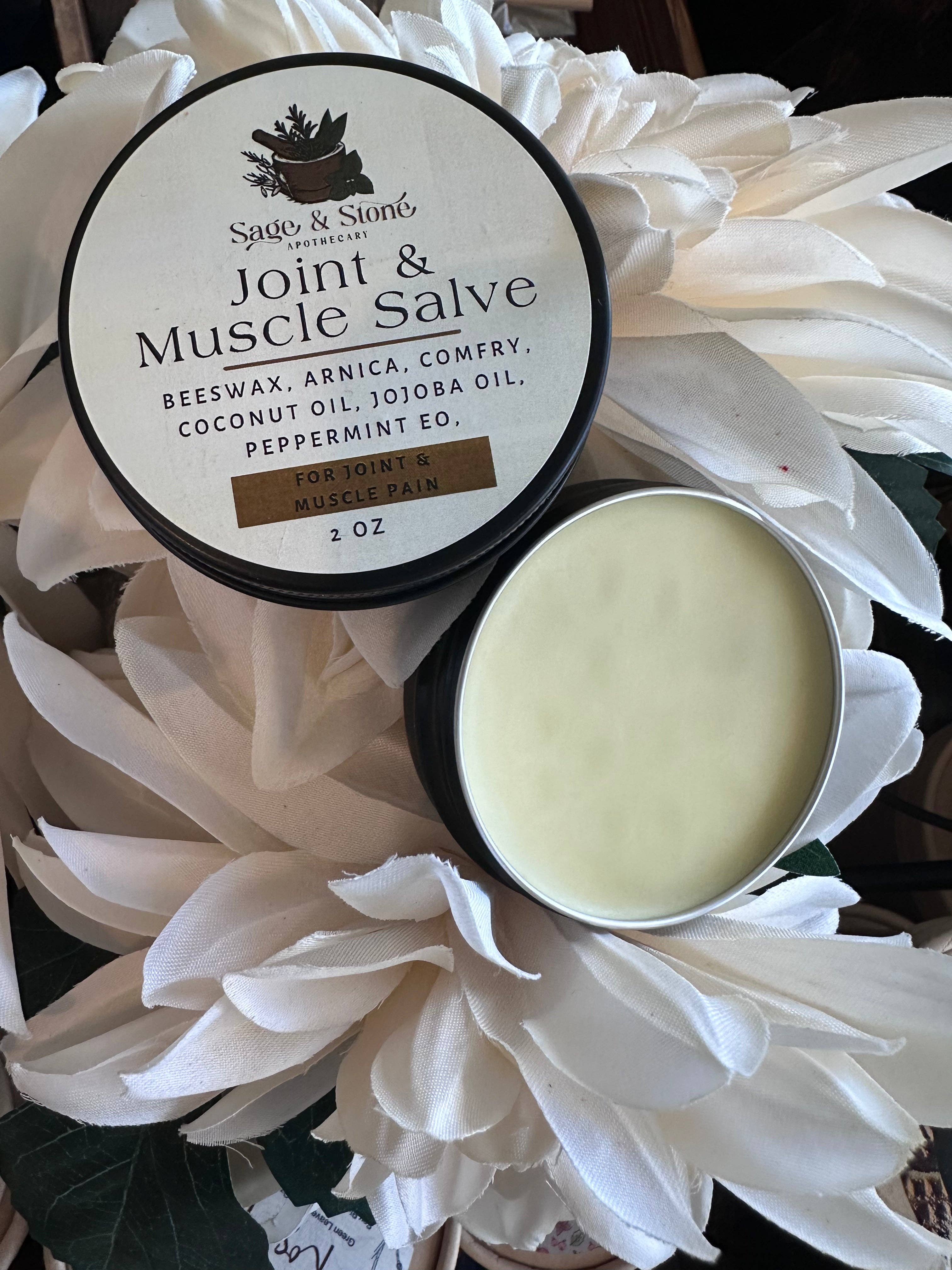 Sage & Stone Apothecary - Wholesale Healing Salve/Balm/Cream - Joint & Muscle Salve1