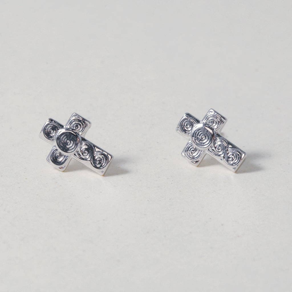 INKI STUDIO - Wholesale Stud/Post Earrings - Sacred Spirals, earrings2