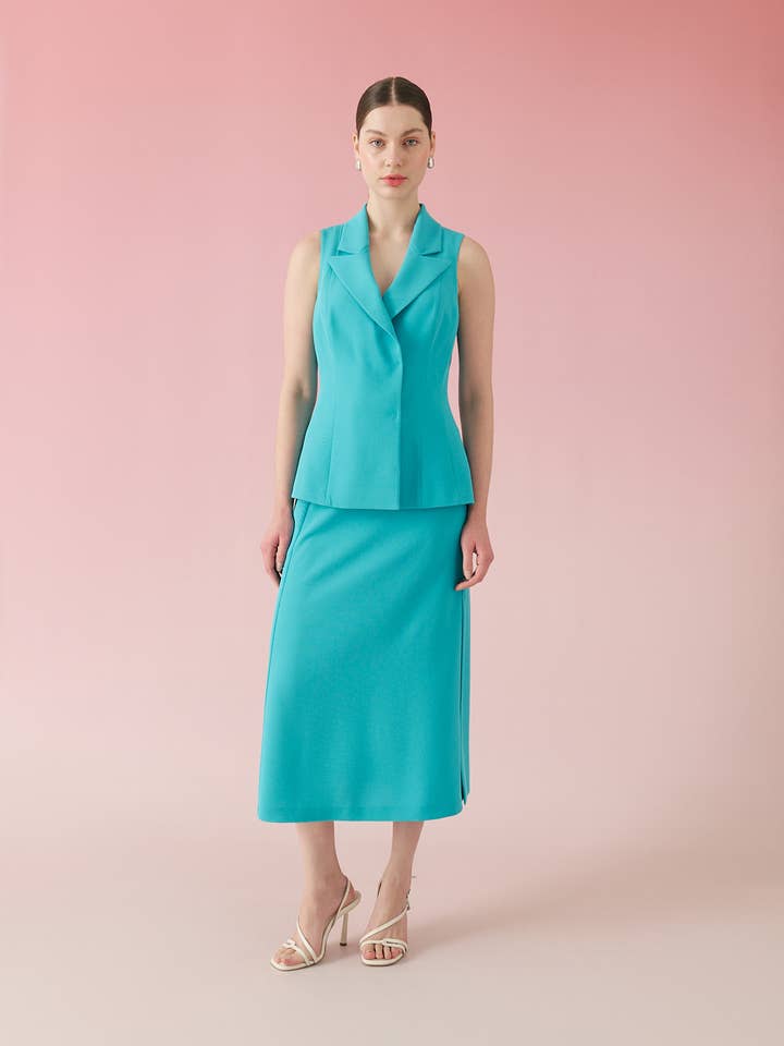 Jakke Strikket Stof for engroshandel hos Roman