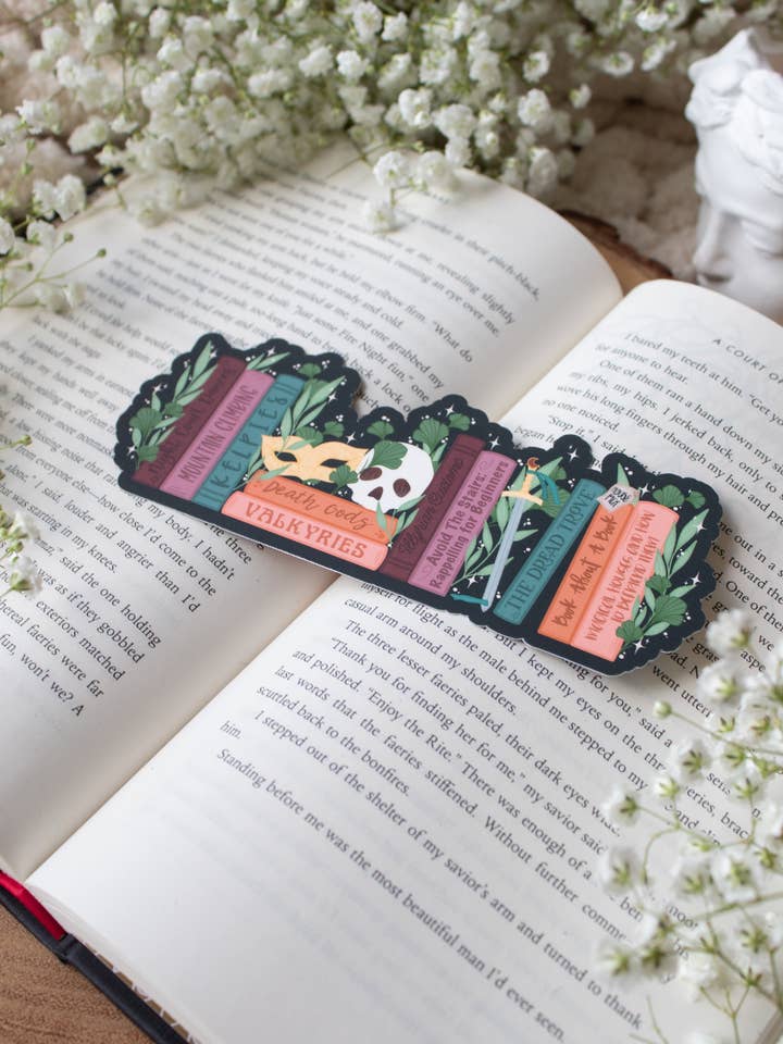 Nesta's Bookshelf Bookmark | ACOTAR for wholesale by Meaggie Moos