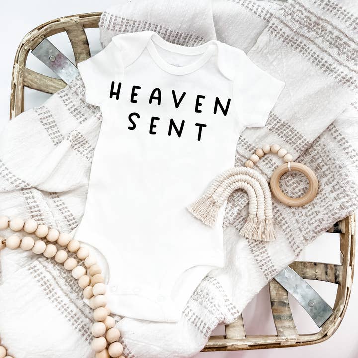 ZZ Threadz - Wholesale Bodysuit (Non-Footed) - Baby - Heaven Sent Caps Onesie®0