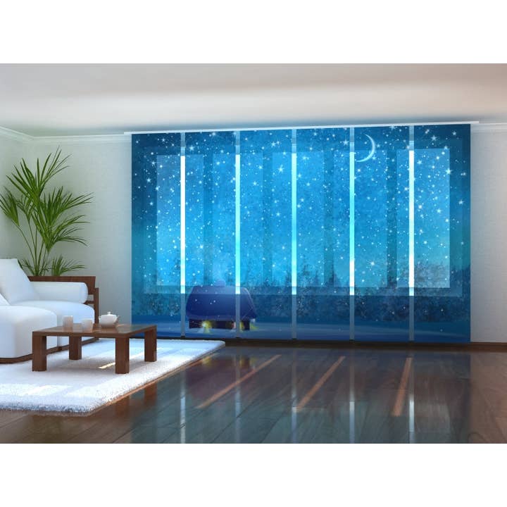 Uppsättning av 6 Starry Winter Sky Panel Tält för wholesale av IlyDecor