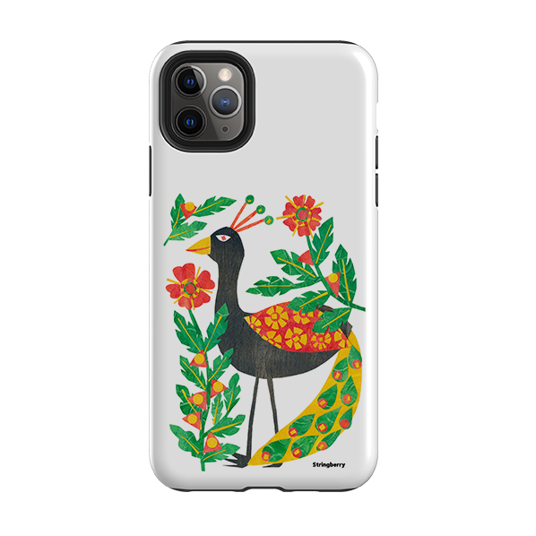 Stringberry – wholesale Phone case – Women’s – Folk Floral Peahen By Tracey English0