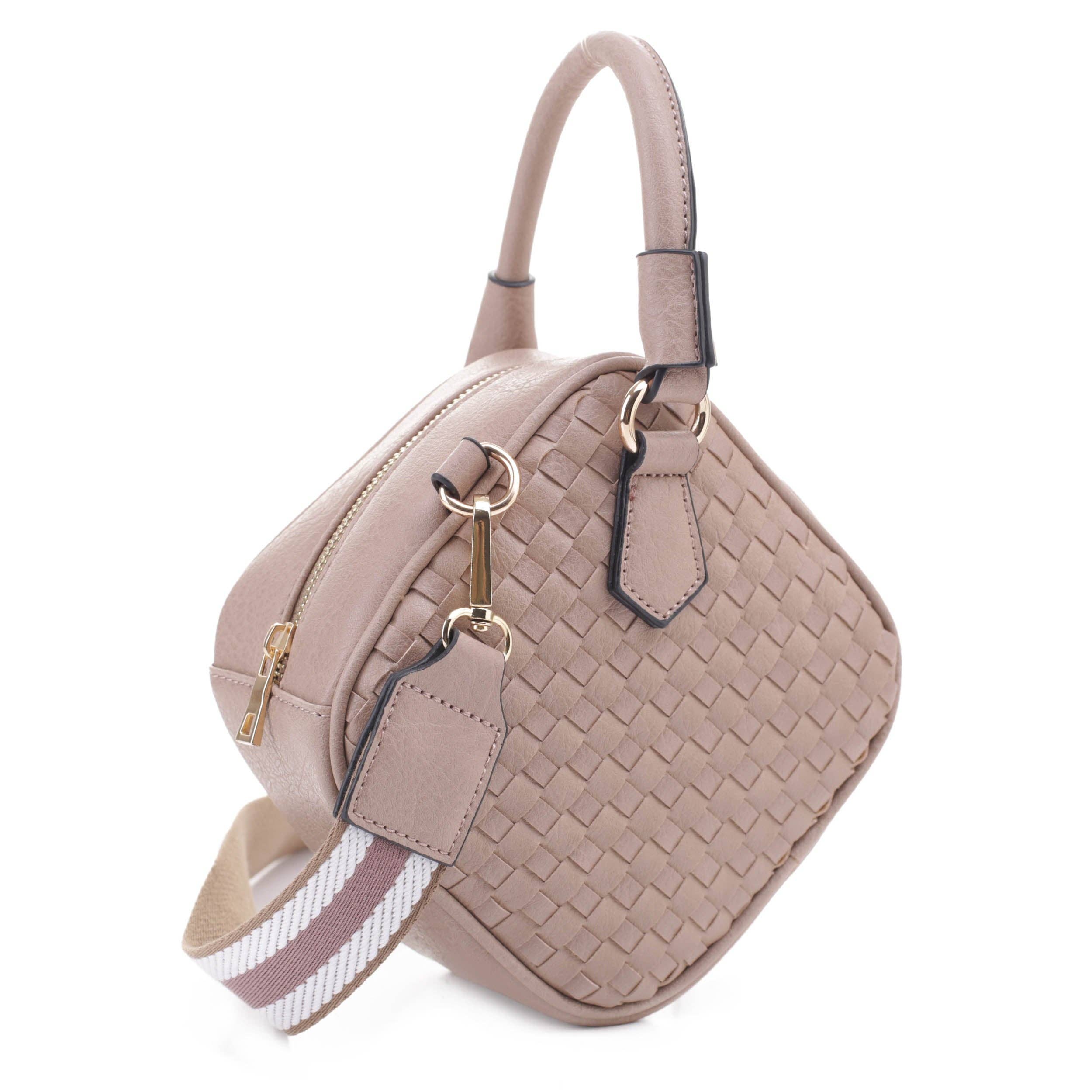 Isabelle Handbags – wholesale Crossbody bag – Women's – FC20364 Basket Weave Woven Diamond Crossbody Clutch Handbag10