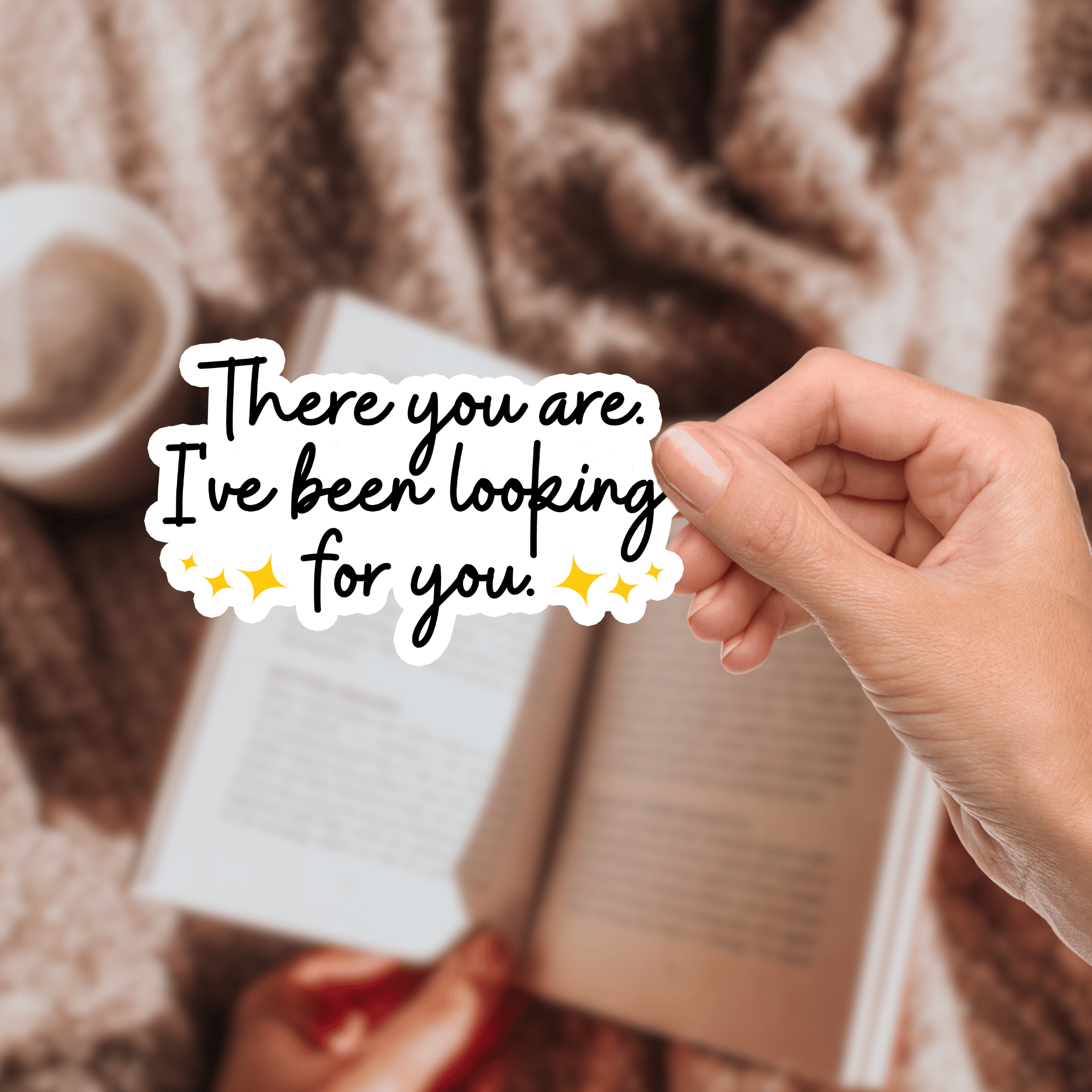 Bookish Queen - Vente Autocollant - Autocollants ACOTAR Citation de Rhysand - Te voilà (Officiellement licencié)5