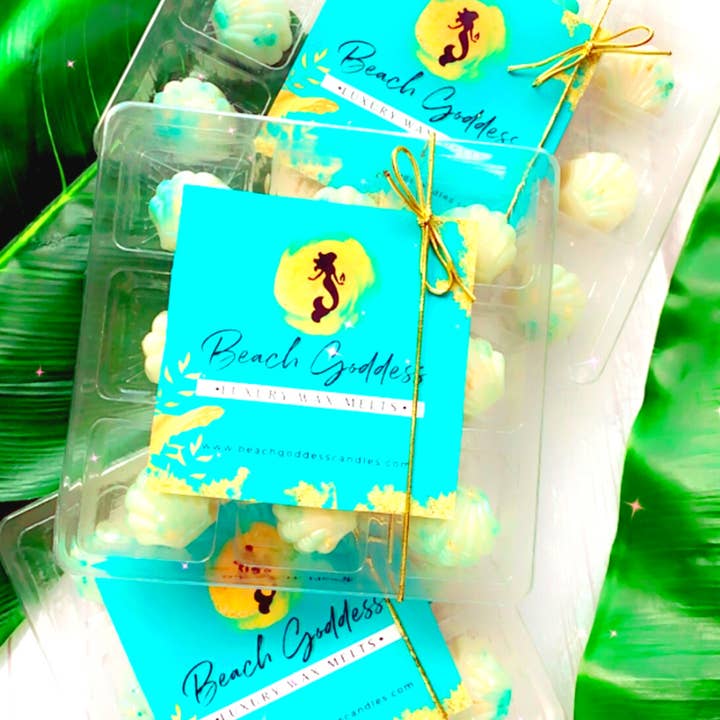 Beach Goddess Luxury Wax Melts for wholesale by THE GODIS SHOP