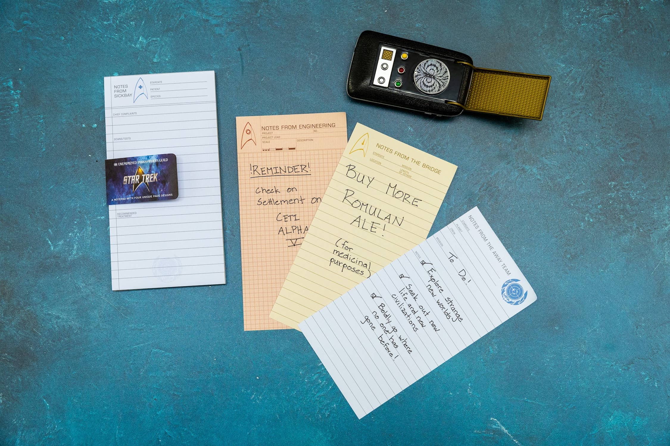 Unemployed Philosophers Guild - Wholesale Notepad - Star Trek Notepad2