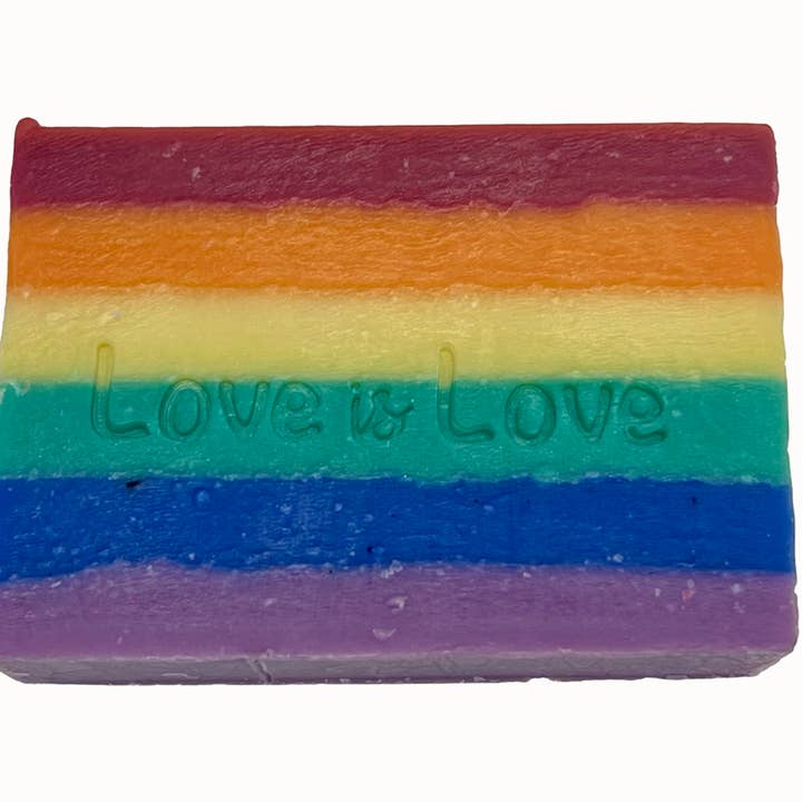 Spinster Sisters Co. / Old Salt Grooming Supply - Wholesale Bar Soap - Love is Love Naked Bar Soap