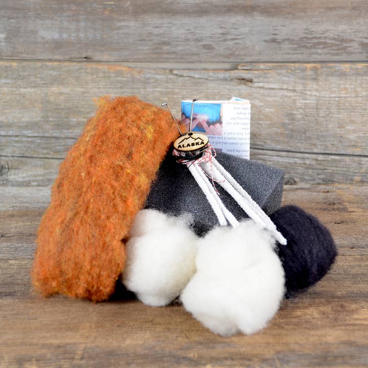 The General Bean - Wholesale Doe-het-zelf-knutselset - Vos Naam Drop Naald- Viltpakket- Aangepast Cadeau2