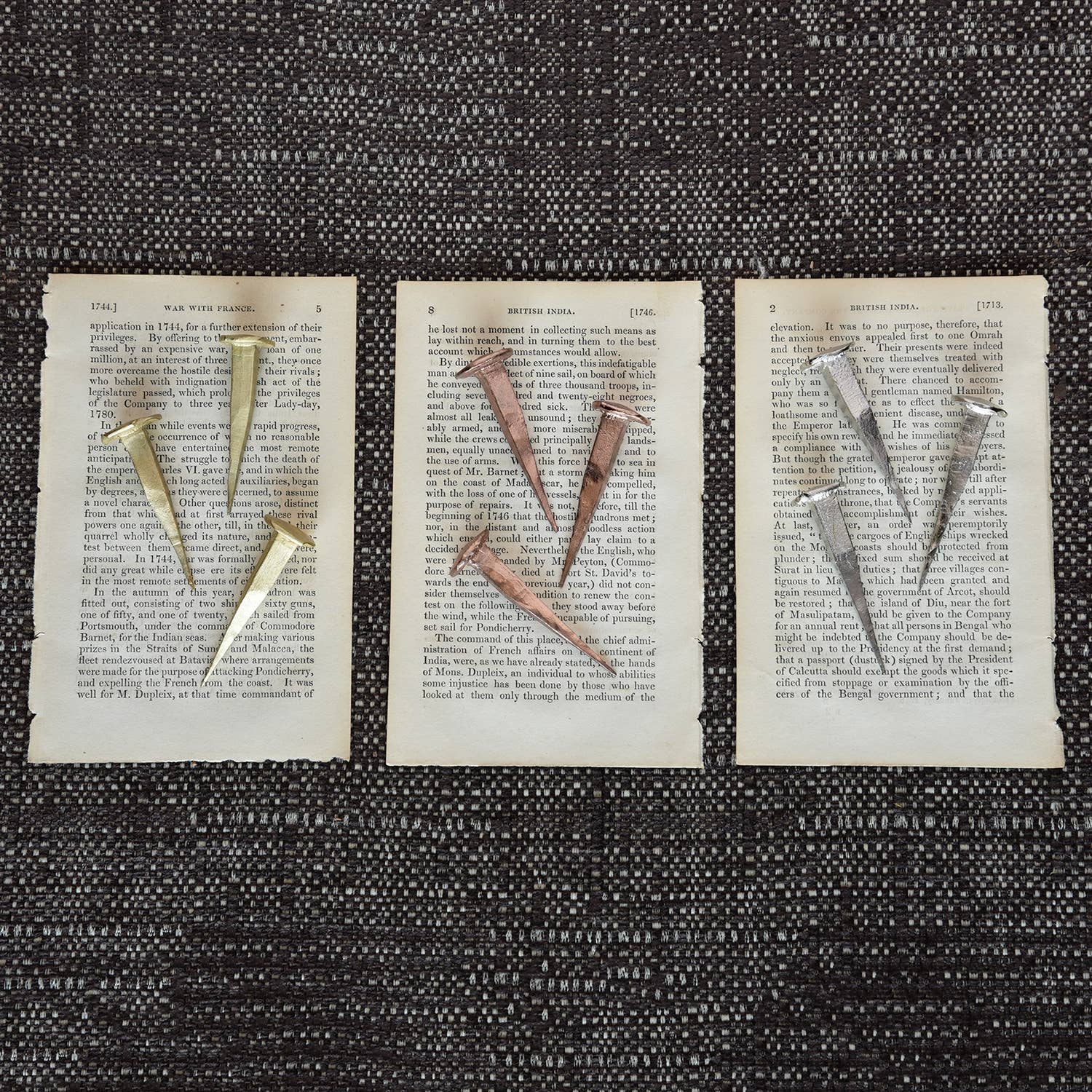 HomArt - Wholesale Wall Hook - Forged Iron Nail - Brass5