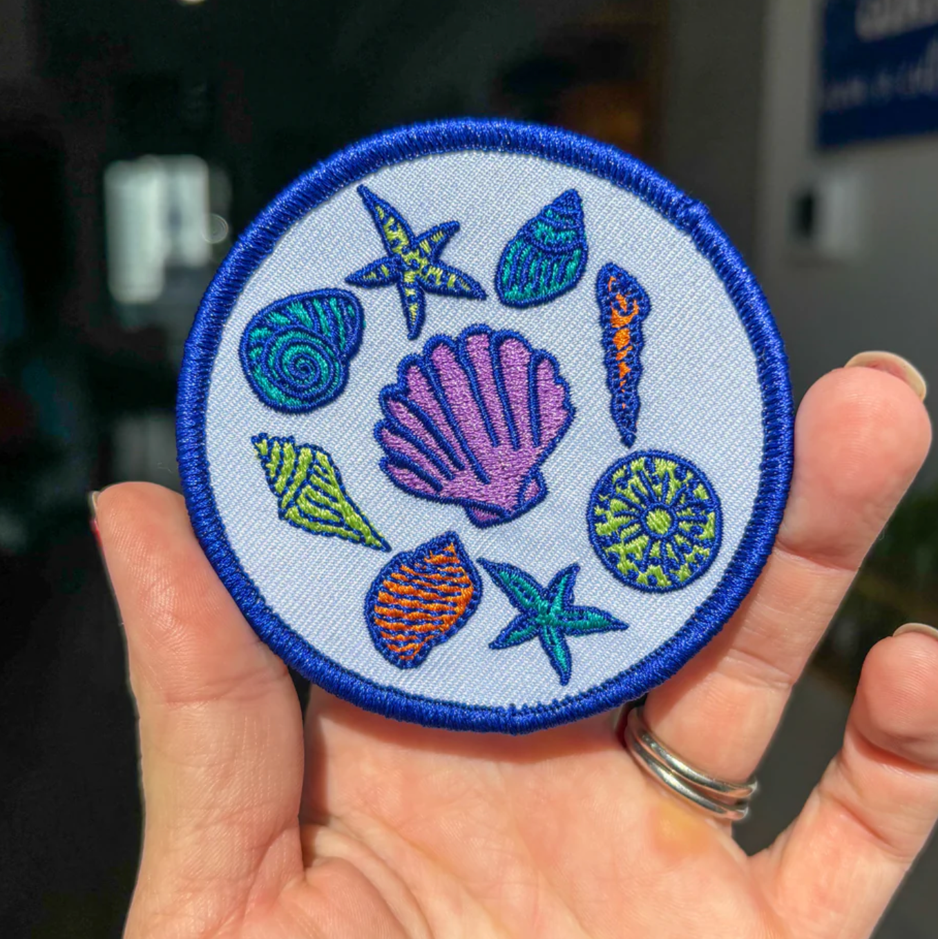 Love Your Mama Studios - Wholesale Patch - Seashells Embroidered Iron On Patch2