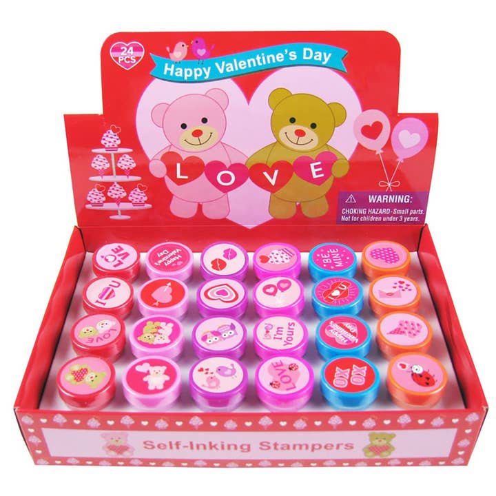 Valentine's Day Stampers for Kids for wholesale by Tiny Mills