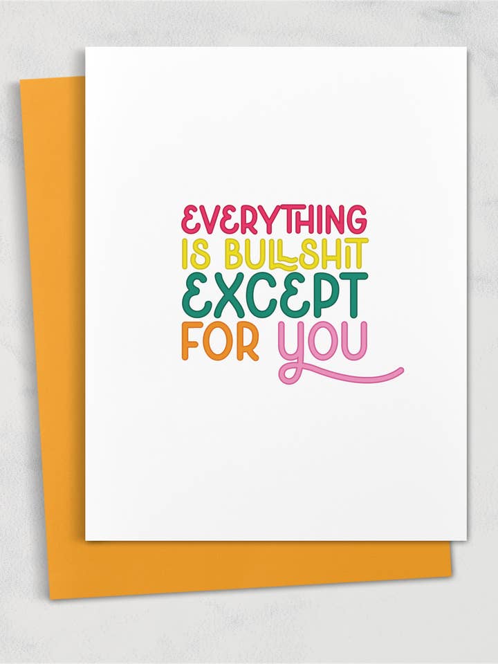 alles is onzin behalve jouw wenskaart voor wholesale door Square Peggy