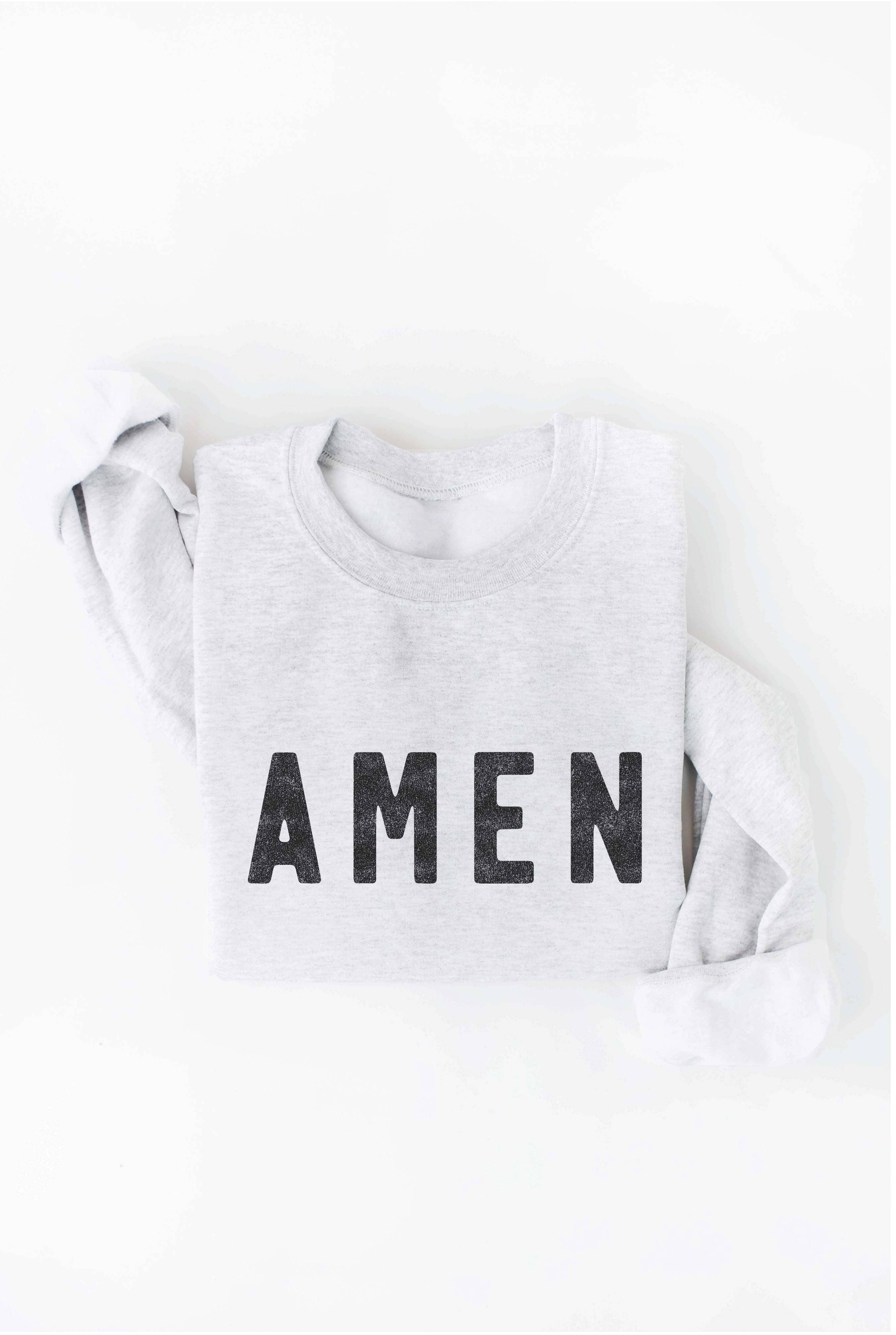 OAT COLLECTIVE - Wholesale Graphic Sweatshirt - Women's - AMEN Graphic Sweatshirt2