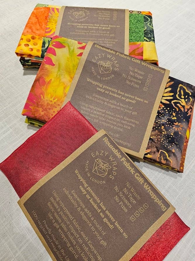 Eazywraps – wholesale Flat wrap – Velvet Forest/Luxury Fabric Wrap/ Eco-Friendly Gift Wrapping2