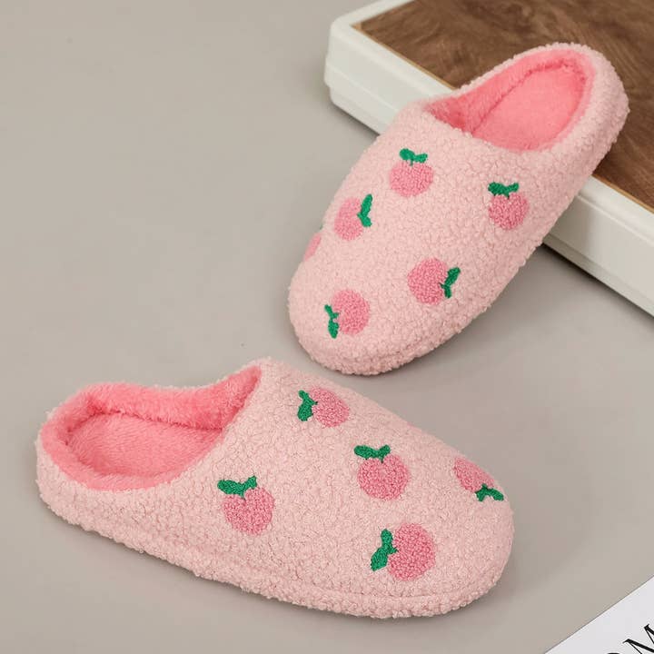 LoveLina - Vendita all'ingrosso Pantofole - Donna - Pantofole Pesca Ciliegia Accoglienti - HOCHI1