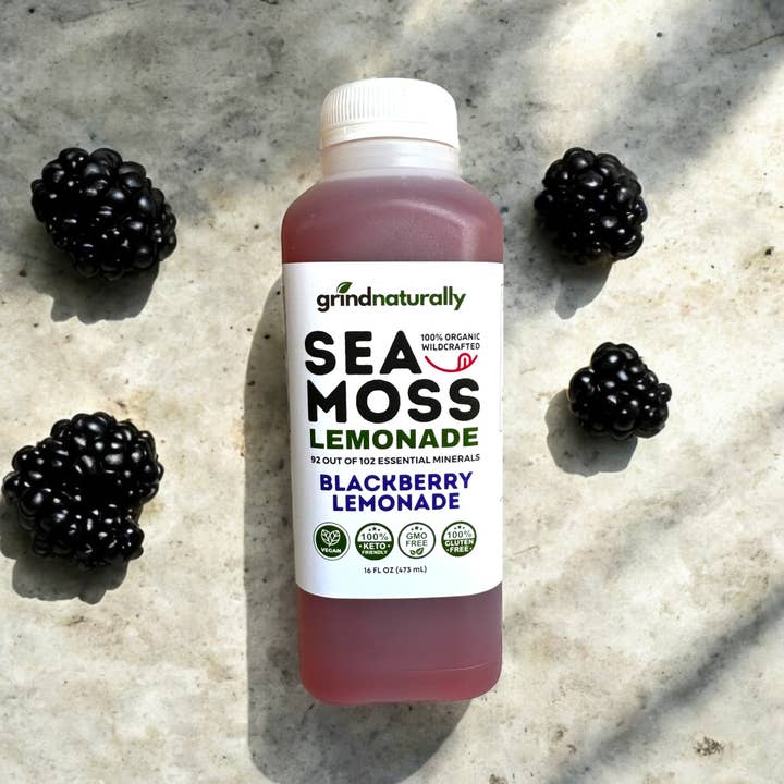 #1 Flavored Sea Moss Lemonade (16oz) for wholesale by Naomi's Happy Place Shop