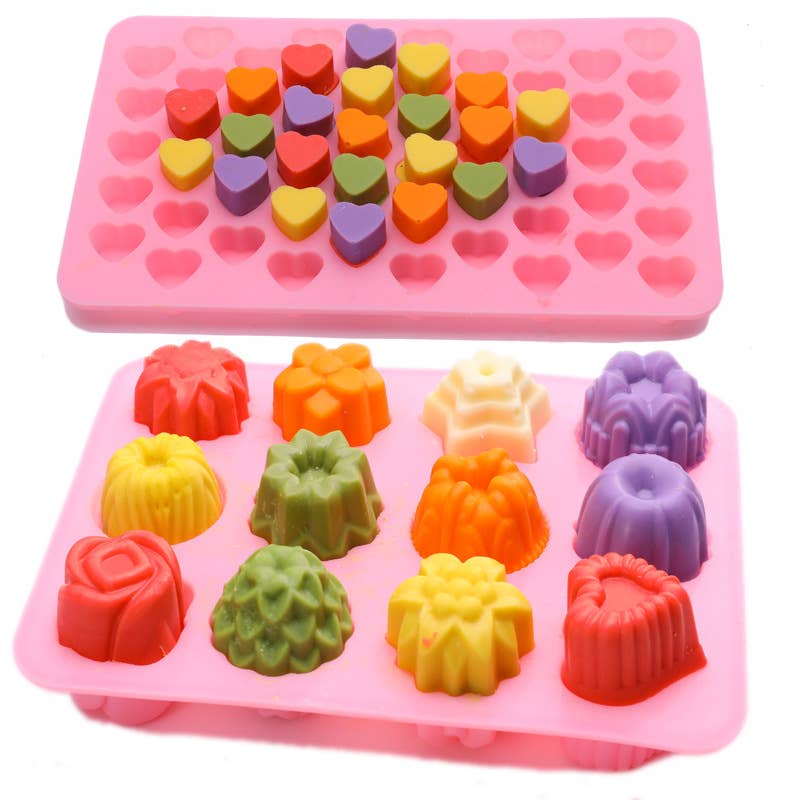 HanNicara – wholesale Chocolate/candy mould – Heart-Shaped Silicone Cake and Ice Mold M25W3442