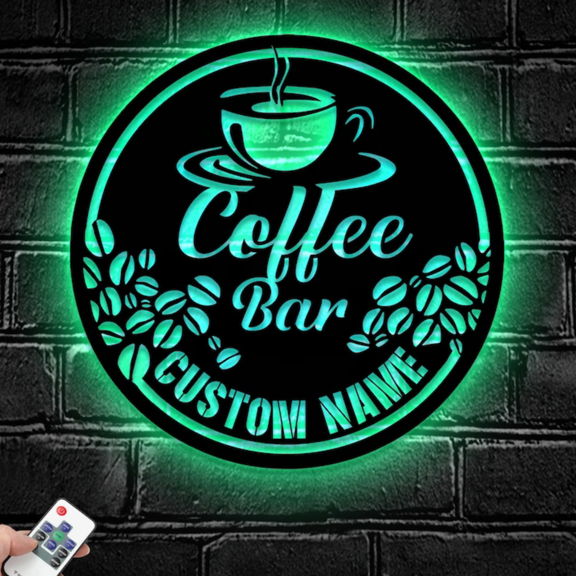 Glow Neon - Wholesale Neon Sign - Personalized Coffee Bar Metal Sign, Signboard for Cofee Shop2