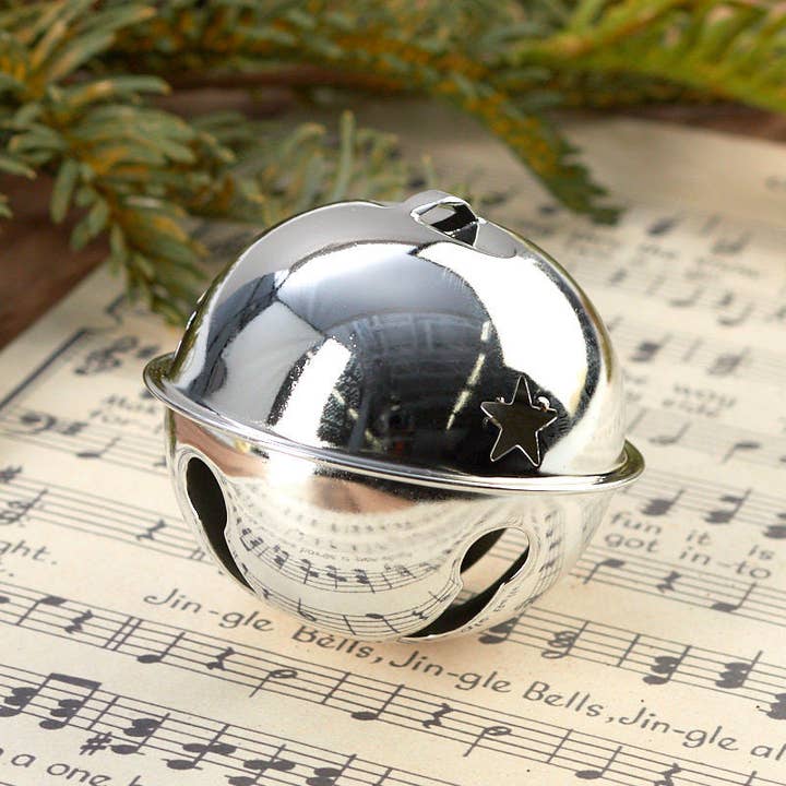 Factory Direct Craft - Wholesale Bell - 2-3/4" Silver Metal Sleigh Bell