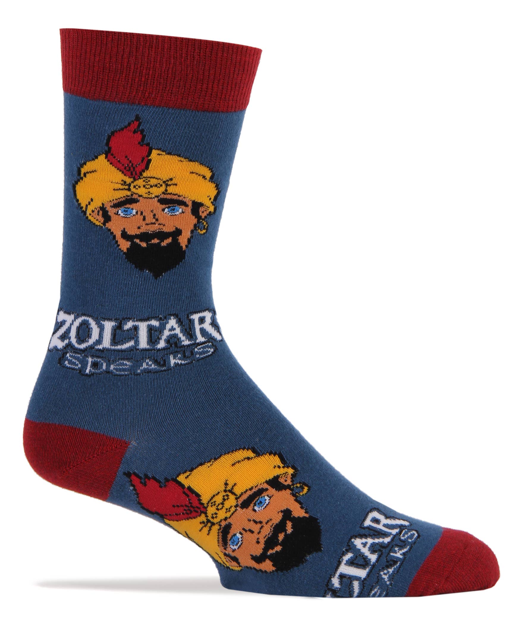 Oooh Yeah/Sock It Up/Oooh Geez Slippers - Wholesale Socks - Men's - Zoltar Speaks Again | Men's Cotton Crew Funny Socks3