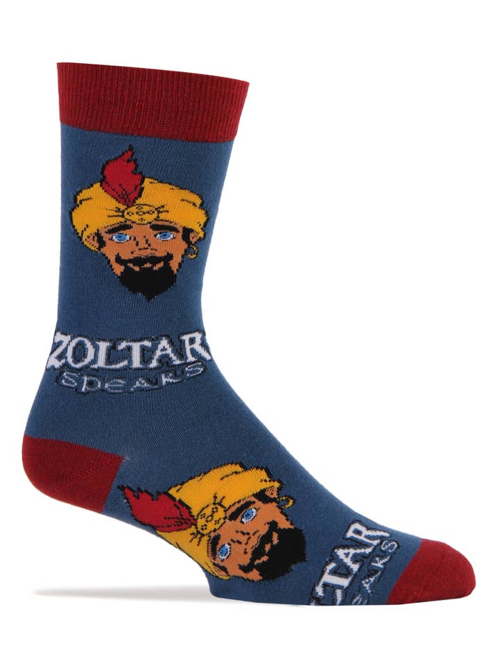 Oooh Yeah/Sock It Up/Oooh Geez Slippers - Wholesale Socks - Men's - Zoltar Speaks Again | Men's Cotton Crew Funny Socks3