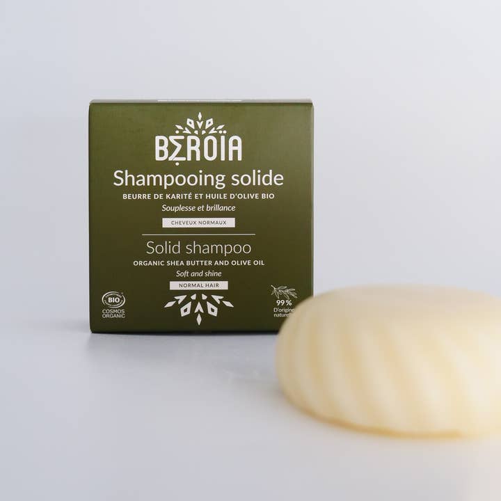 Beroia – wholesale Schampopuck/Schampo i fast form – Fast schampo - normalt hår/träig doft