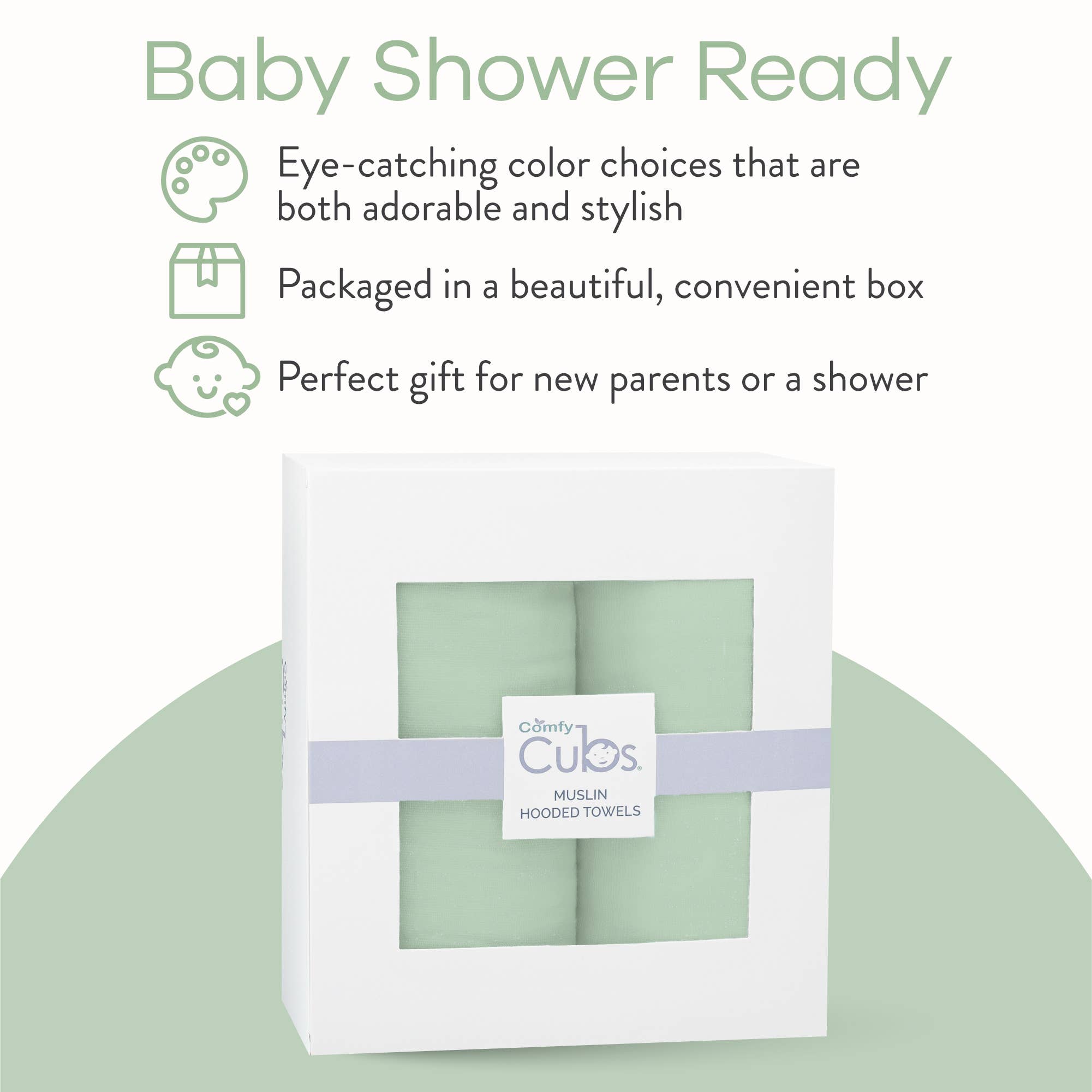 Comfy Cubs - Wholesale Hooded Towel - Kids & Baby - Baby Hooded 9 Layer Muslin Cotton Towel for Kids9