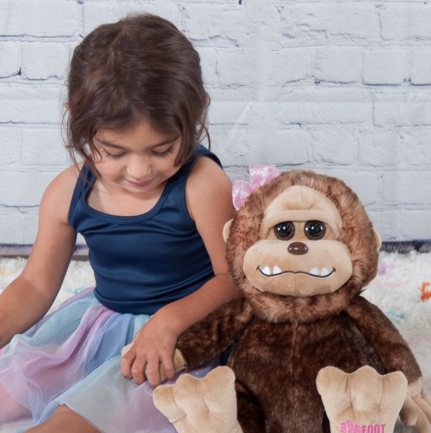 The Petting Zoo - Wholesale Stuffed/Plush Toy - Kids & Baby - 12" (31cm) Wild Onez Bigfoot Girl Mythical1