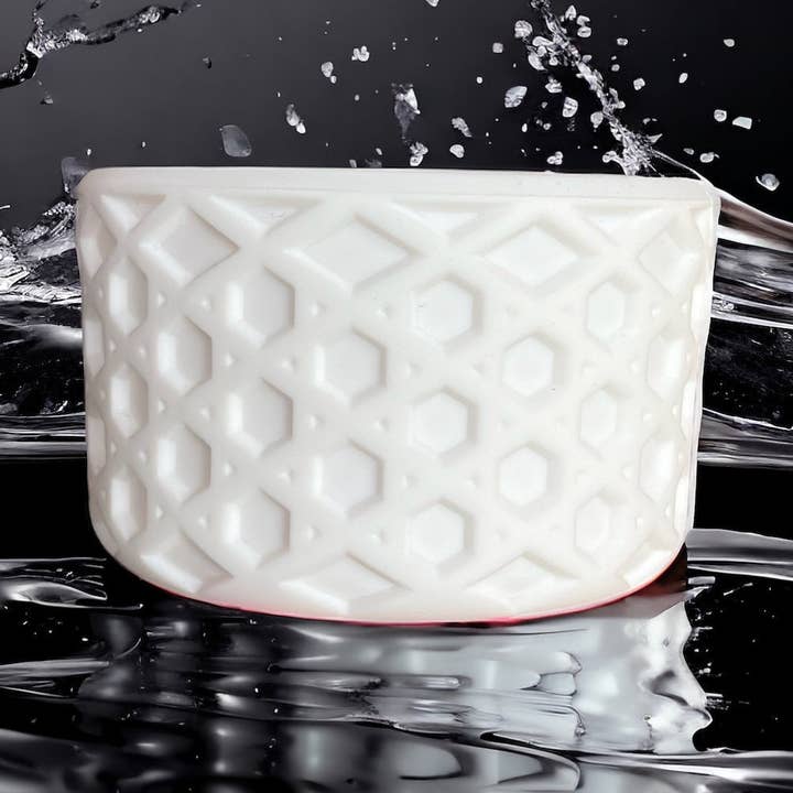 White | Waffle | Silicone Boot for wholesale by Sip n' Style Shop Co.