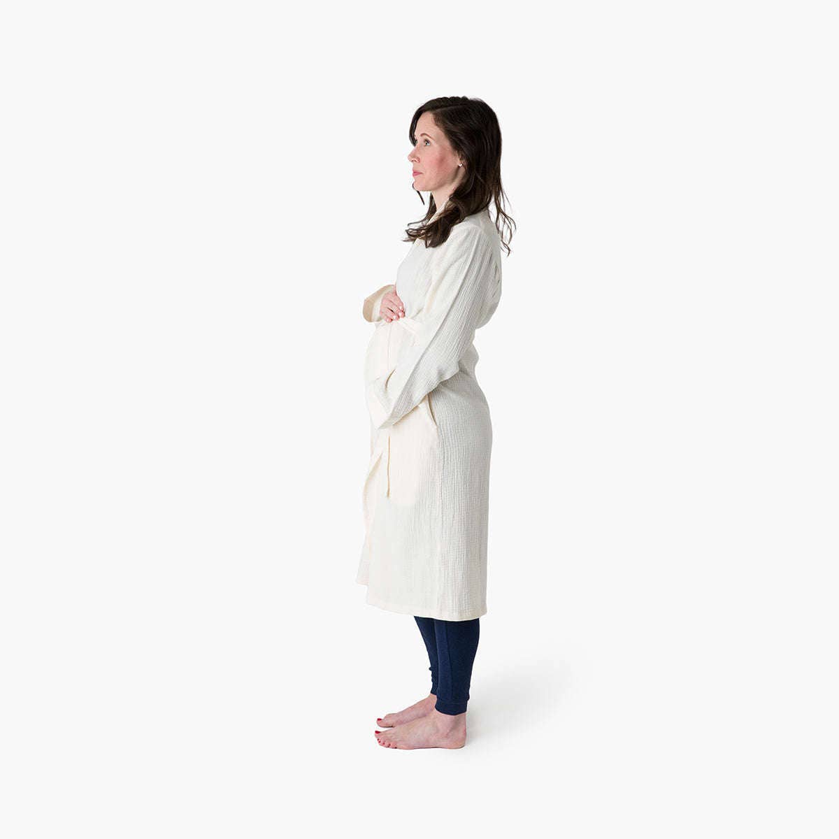 Monica + Andy – Engroshandel Morgenkåbe - Dame – Organisk Gaze Robe_Cream7