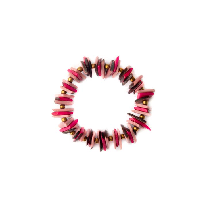 Organic Tagua Jewelry - Wholesale Beaded Bracelet - Fuji Bracelet1