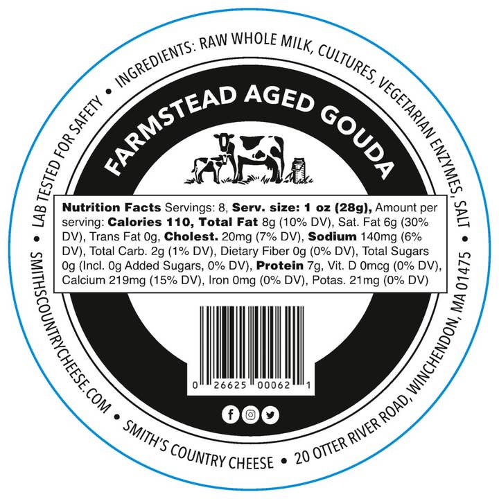 Smith's Country Cheese - Wholesale Cheese - Aged Gouda1