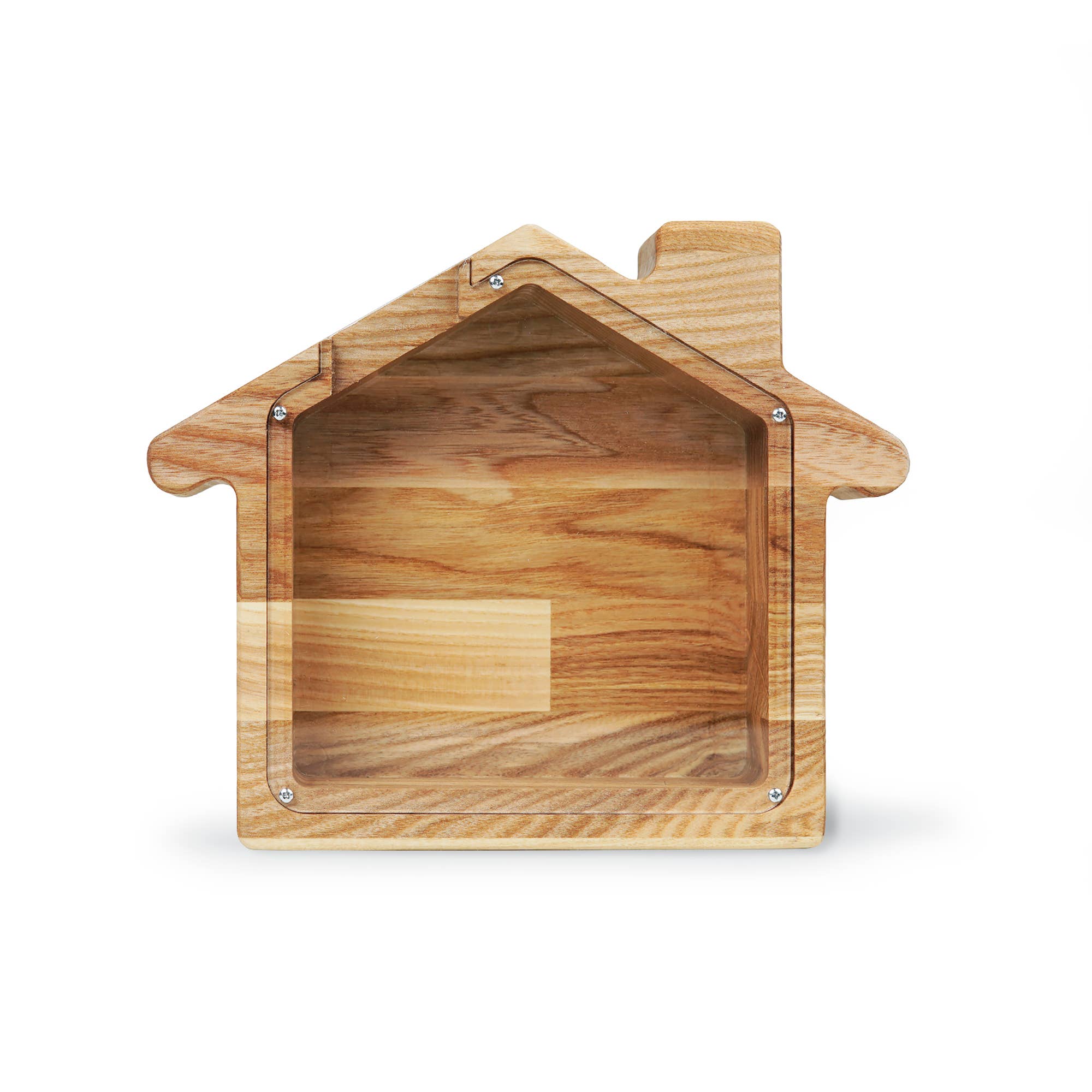 PromiDesign - Wholesale Money/Piggy Bank - Wooden Piggy Bank, House Shaped Money Box0