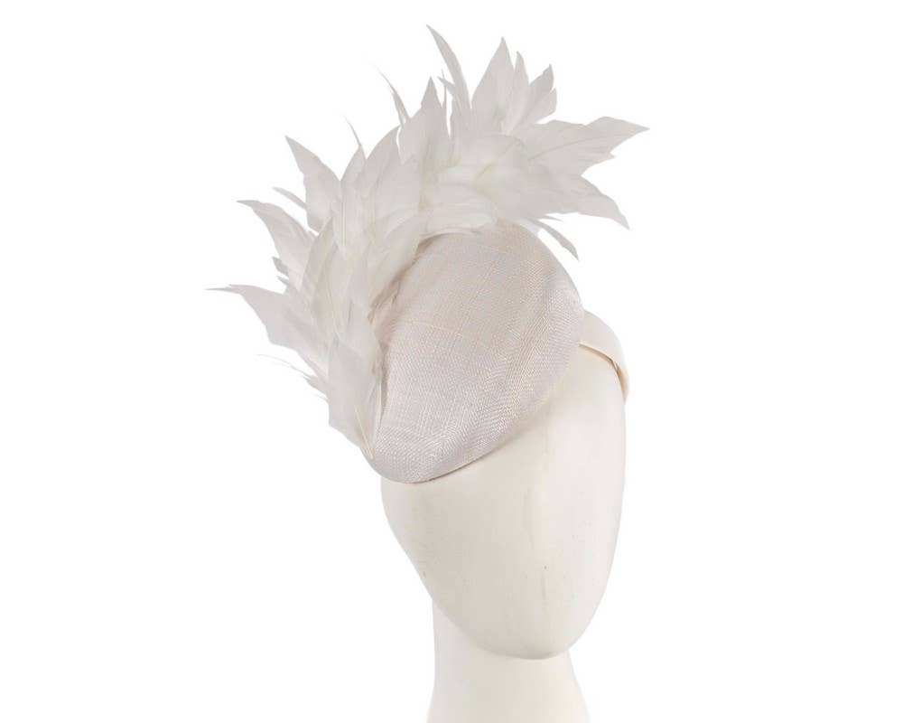 Max Alexander by Cupids Millinery Melbourne - Wholesale Fascinator Hat - Women's - Spring racing pillbox with feathers by Fillies Collection1