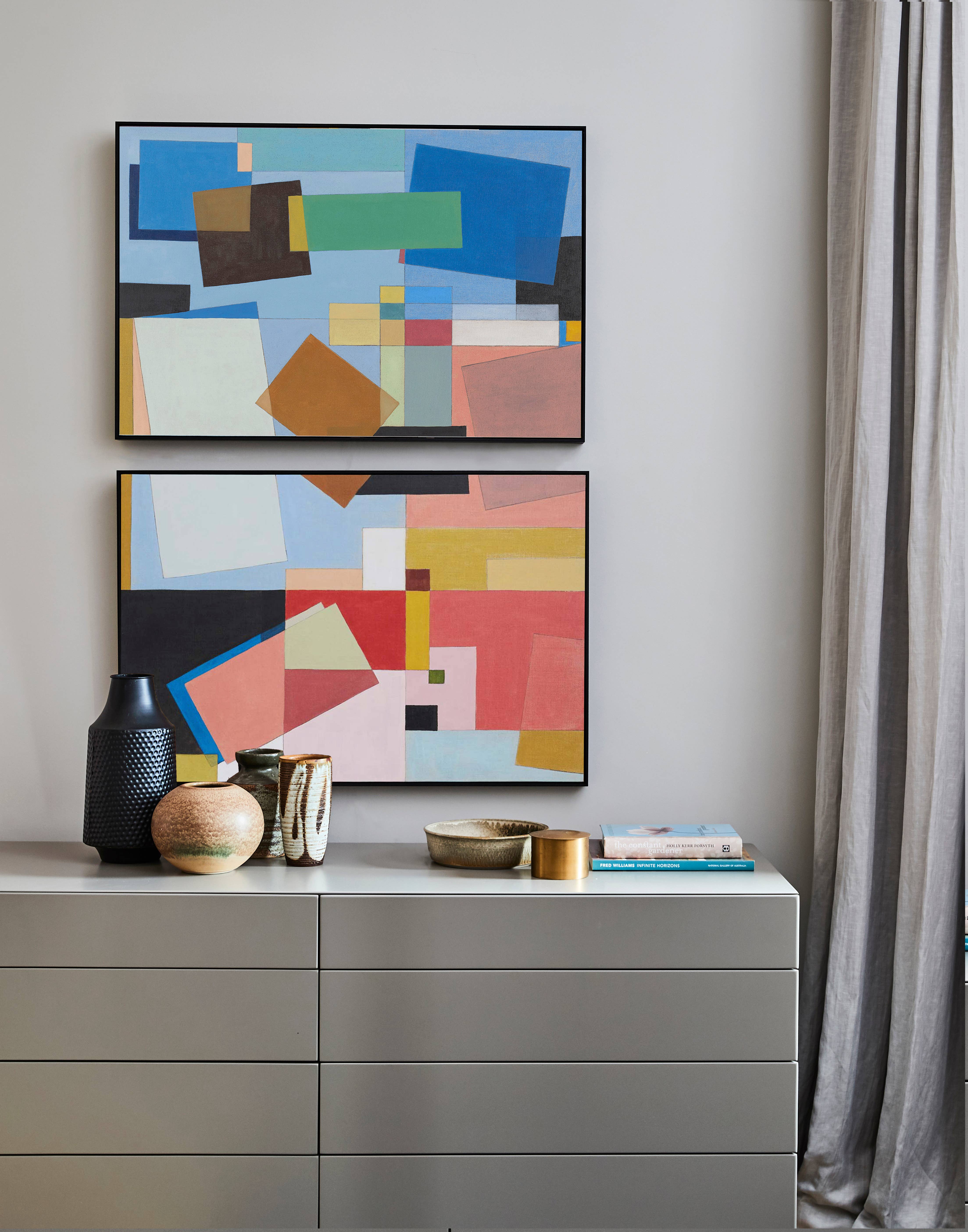 STUDIO ELWOOD - Vente Affiche d'art - « Colour Play Blue » de Tory Burke 
-Impression artistique sur toile0