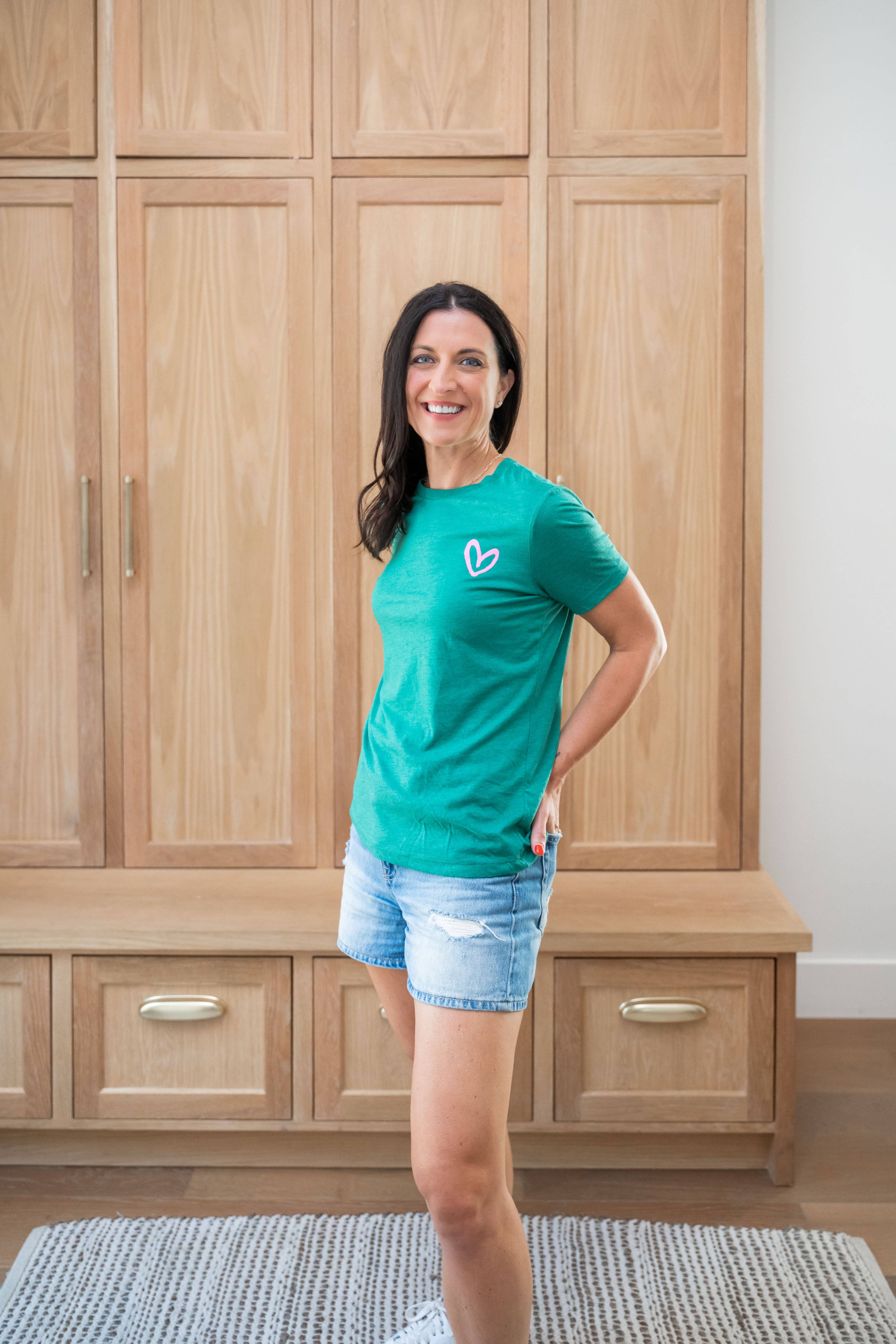 House of Shan, INC - Wholesale Screen Printed T-Shirt - Women's - Women's Imperfect Heart Tee5