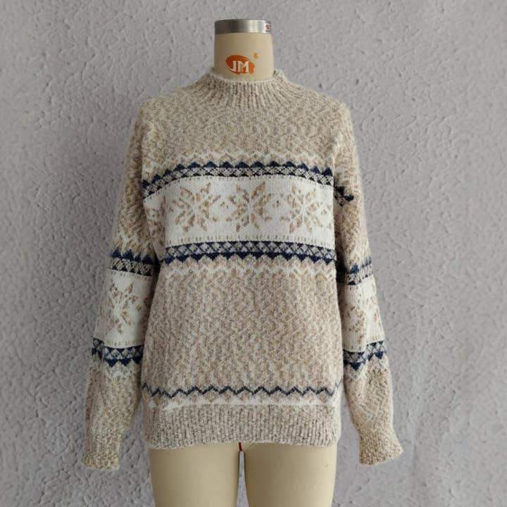alberalkirk - Wholesale Knit Sweater - Women's - Christmas Chenille Snowflake Sweater Women N5A6467