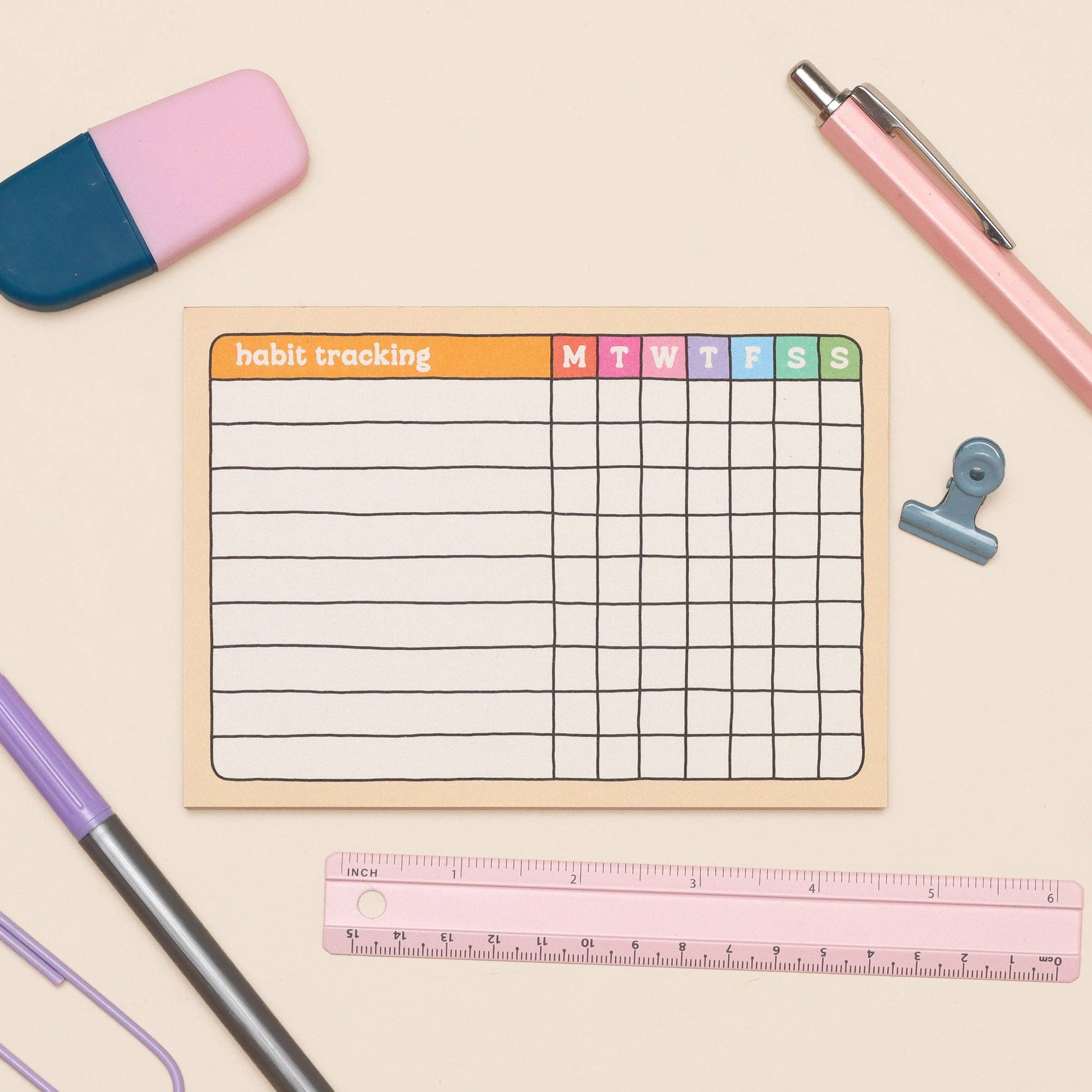 Oh, Laura - Wholesale Notepad - A6 Habit Tracker Notepad8