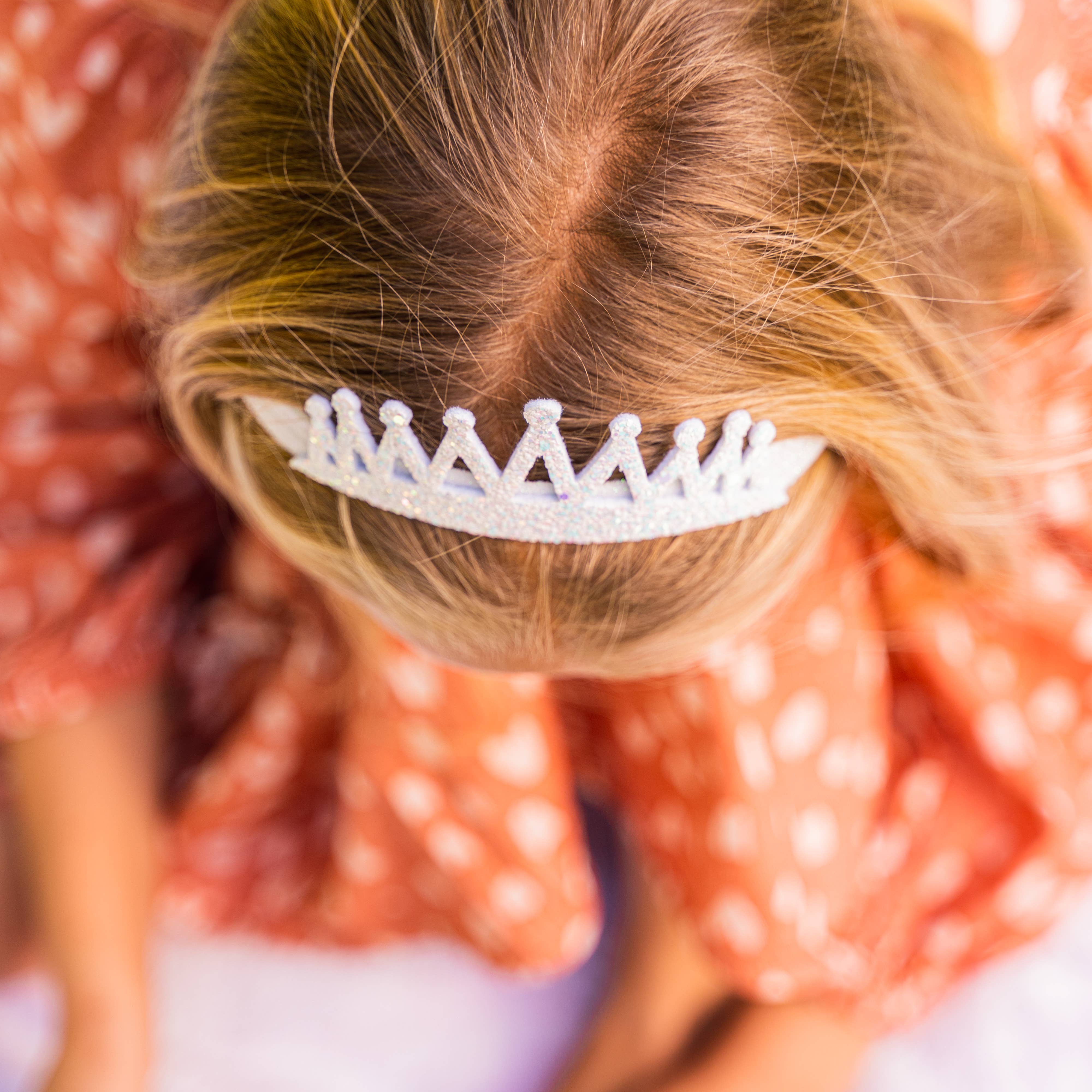 Frog Sac - Wholesale Tiara - Kids - Stretch Glitter Princess Tiara Headbands10