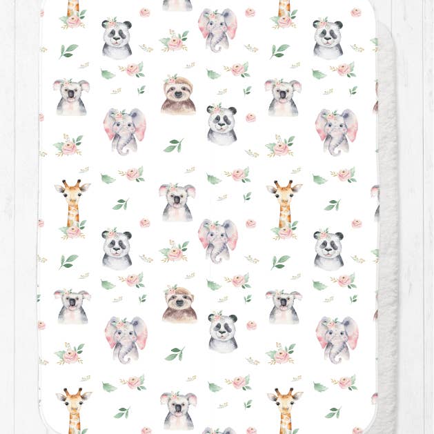 Floral Animal Blanket for wholesale by Timber Tinkers