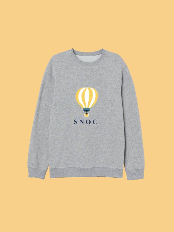 SNOC - Wholesale Graphic Sweatshirt - Unisex - SNOC GLOBE SWEATSHIRT