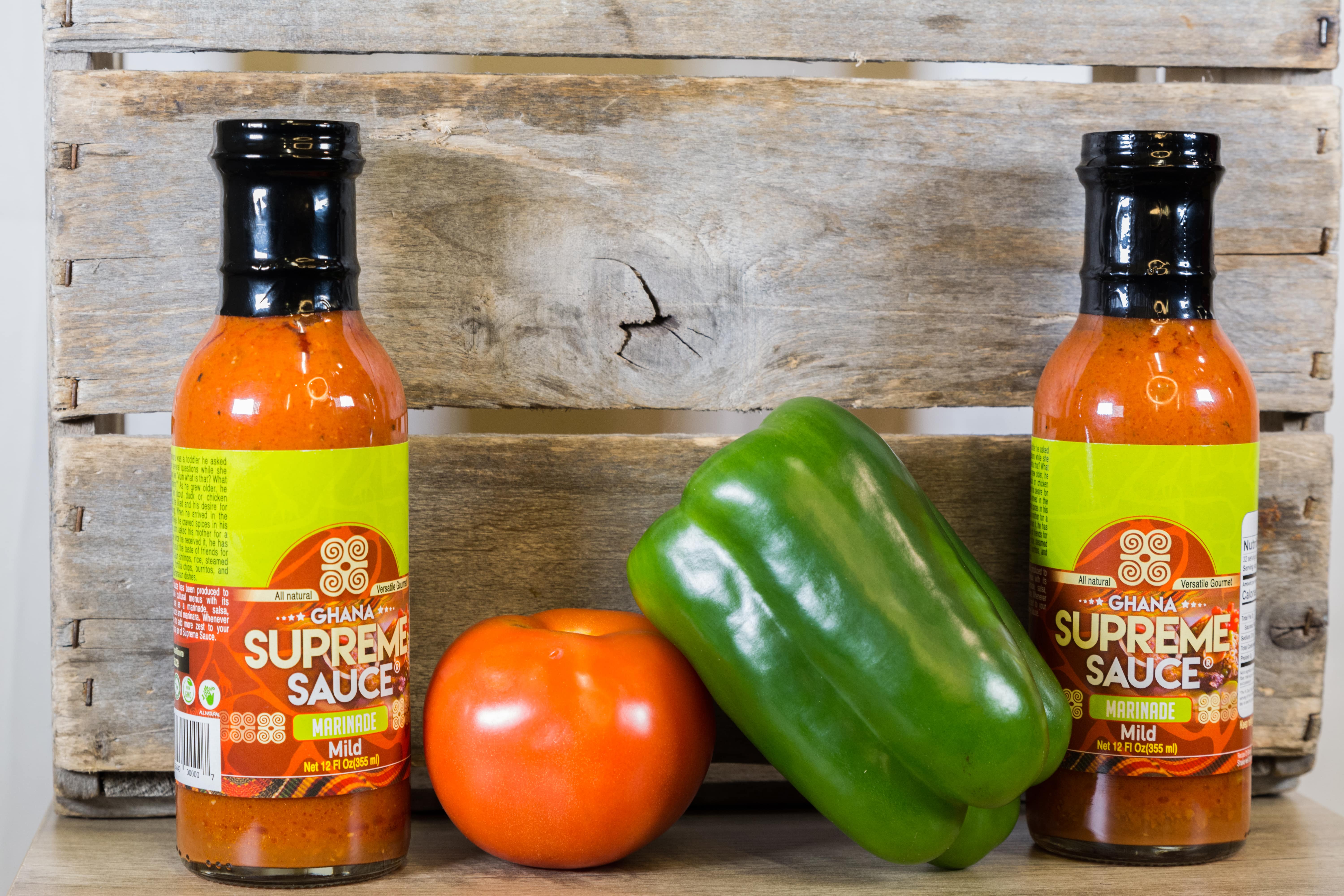 Ghana Supreme Sauce Marinade – wholesale Sås – Ghana Supreme Sauce- Marinad - Mild- Bas för Jollof R13