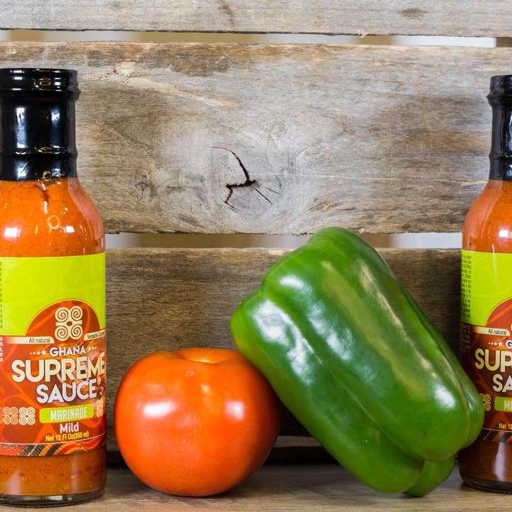 Ghana Supreme Sauce Marinade – wholesale Sås – Ghana Supreme Sauce- Marinad - Mild- Bas för Jollof R13